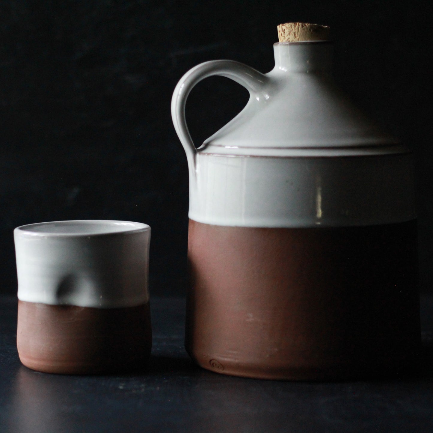 Leather & Linen Jug