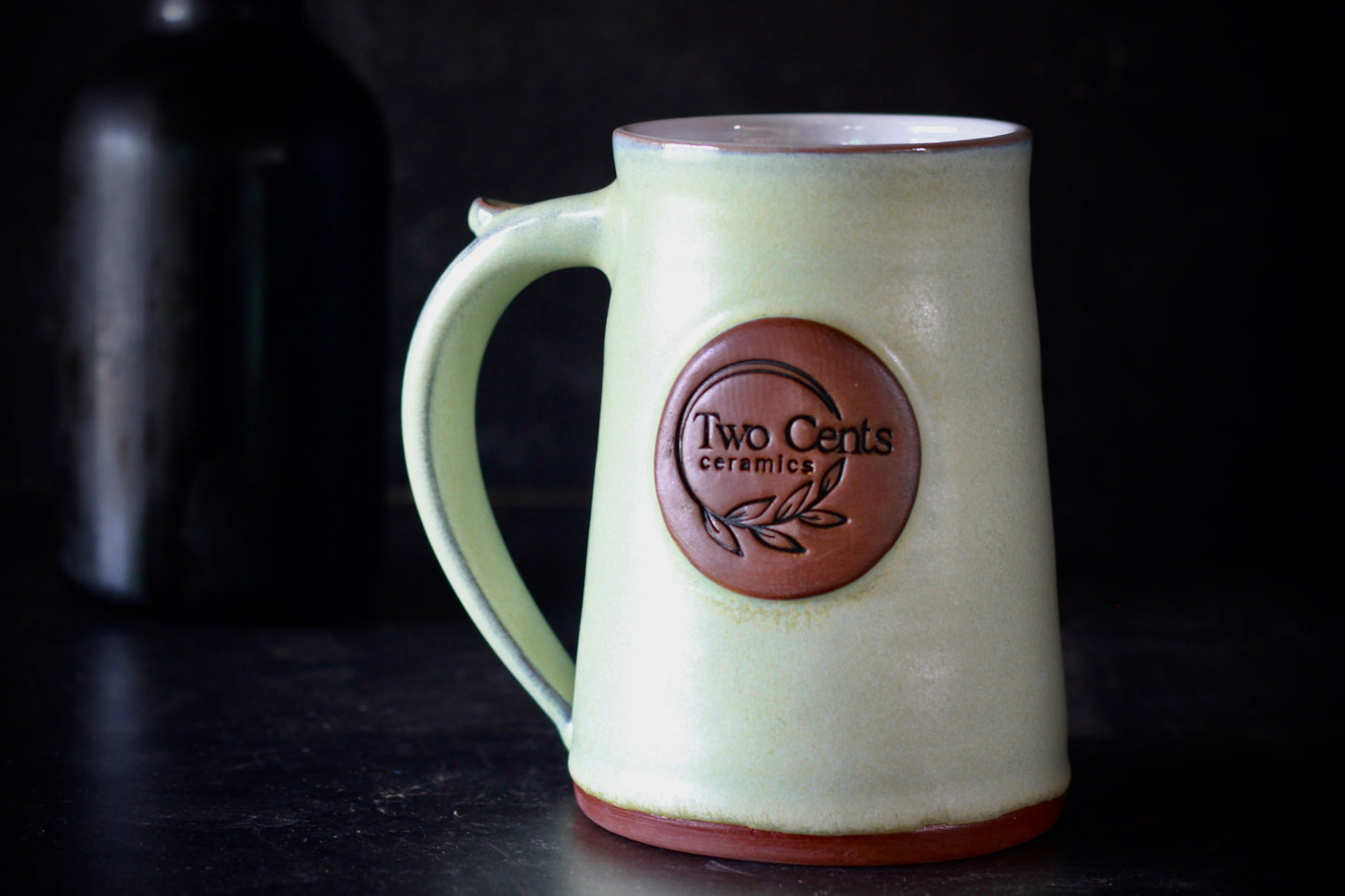 Two Cents Ceramic Steins