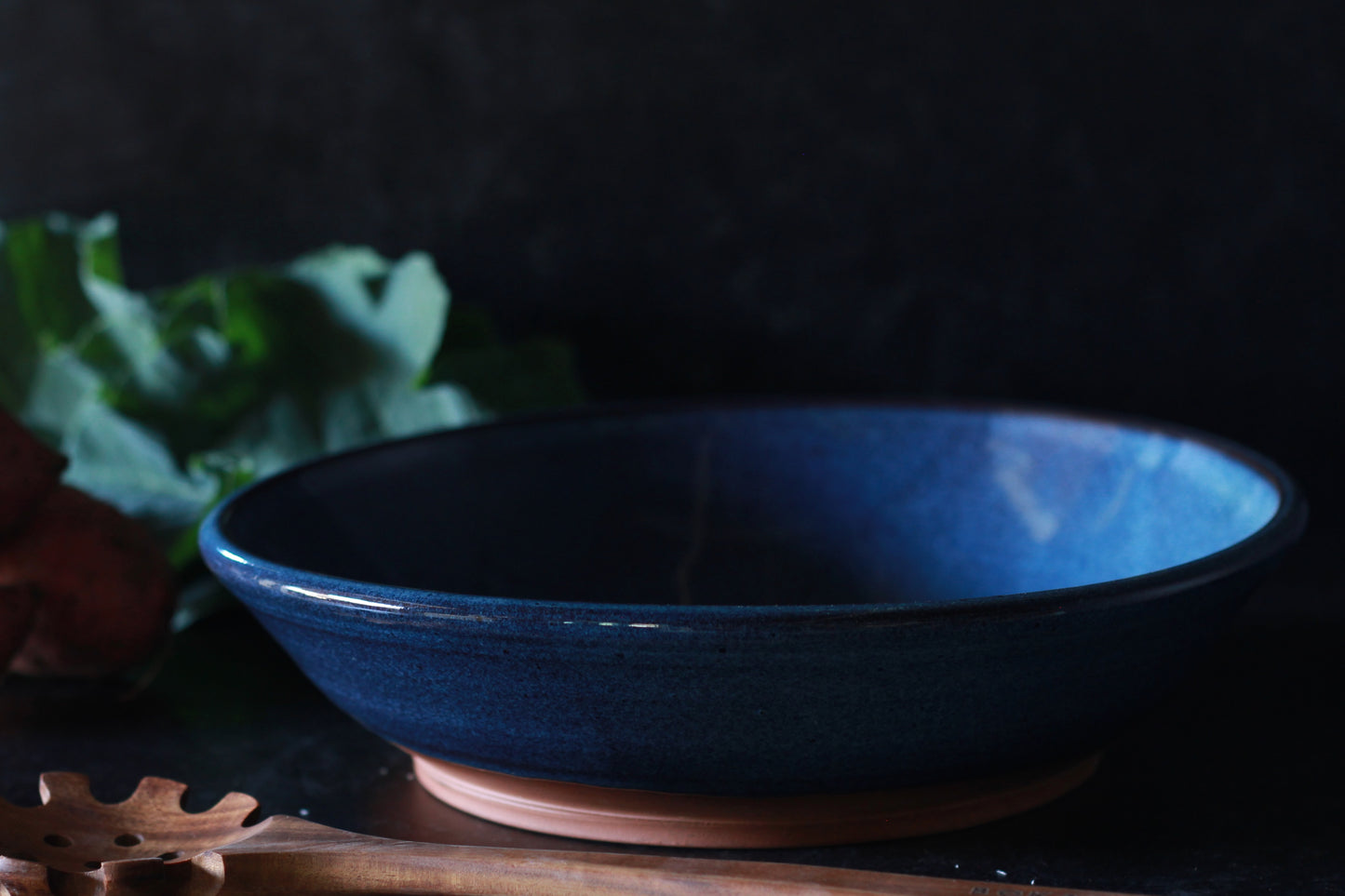 Moody Blue Medium Serving Bowl