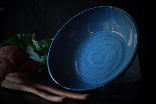 Moody Blue Medium Serving Bowl