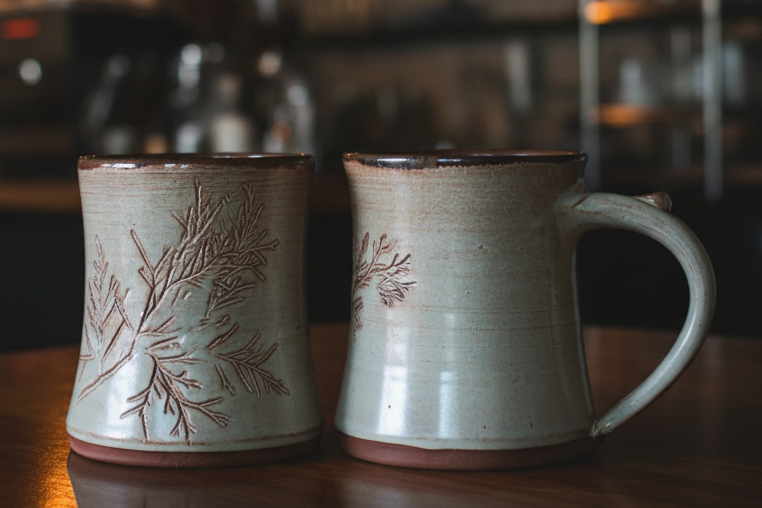 Tasse cèdre et crème